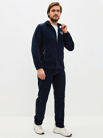 Костюм RUSTEAM Fleece 111M-RR-1814 спортивный мужской Navy Blue* в Иркутске - купить в интернет магазине Икс Мастер