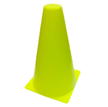 Конус напольный пластик 15см, желтый - купить в интернет магазине Икс Мастер 