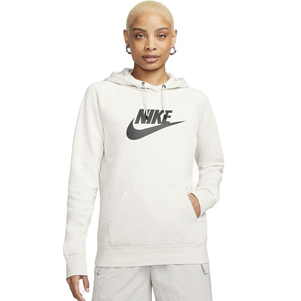 Толстовка NIKE NSW ESSNTL HOODIE PO HBR W White в Иркутске - купить в интернет магазине Икс Мастер