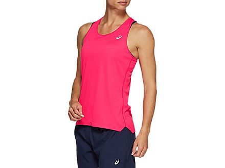 Майка ASICS SILVER TANK W PIXEL PINK в Иркутске - купить в интернет магазине Икс Мастер