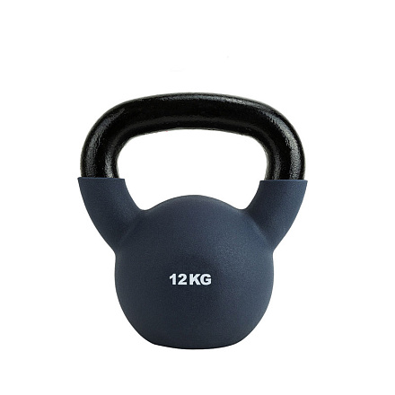 Гиря TORRES 12 кг чугун в неопр.оболочке, серый в Иркутске - купить в интернет магазине Икс Мастер