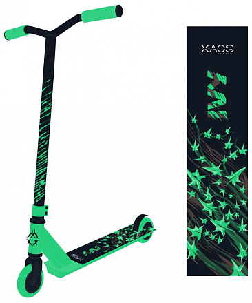 Самокат трюковый XAOS 100 мм Ivy Green в Иркутске - купить в интернет магазине Икс Мастер