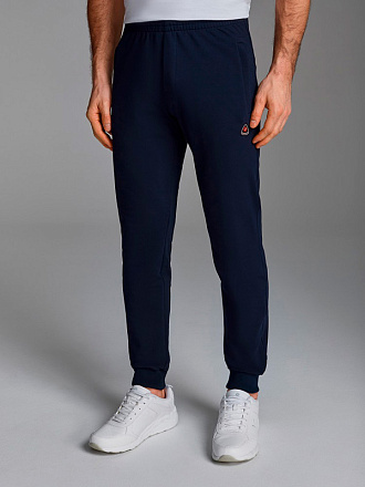 Брюки Red-n-Rock's 21M-RR-1104 мужские спортивные с манжетами Navy Blue в Иркутске - купить в интернет магазине Икс Мастер