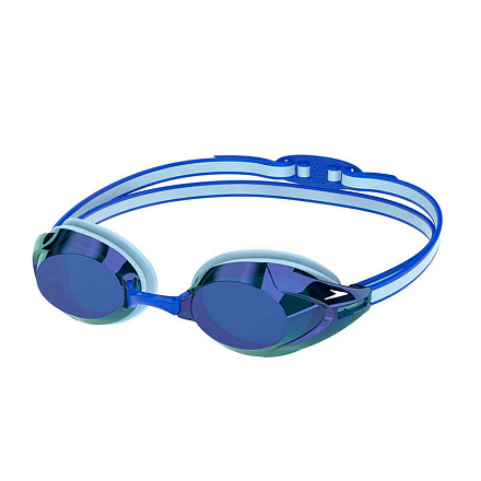 Очки для плавания SPEEDO Vanquisher 3.0 Mirrored, ЗЕРКАЛЬНЫЕ линзы, голубая опр. в Иркутске - купить с доставкой в магазине Икс-Мастер
