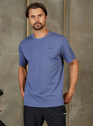 Футболка STROBBS E2311-2 Men, BLUE в Иркутске - купить в интернет магазине Икс Мастер