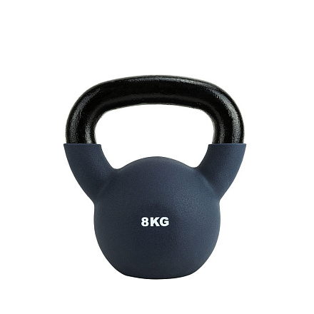 Гиря TORRES 8 кг чугун в неопр.оболочке, серый в Иркутске - купить в интернет магазине Икс Мастер