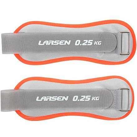 Утяжелитель универс неопрен Larsen ECE 071 0,5 кг (2*0,25кг) в Иркутске - купить в интернет магазине Икс Мастер