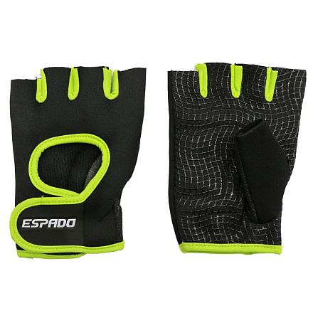 Перчатки атлетические Espado ESD001 черно-зеленый в Иркутске - купить в интернет магазине Икс Мастер