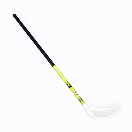 Клюшка для флорбола RealStick Player 95см, прямой крюк, комп, черно-сал в Иркутске - купить с доставкой в магазине Икс-Мастер