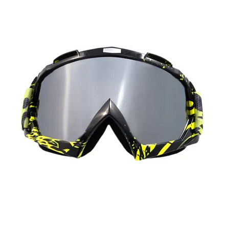 Маска мотоциклетная/снегоходная СЛЕДОПЫТ M6, линза chrome silver+ transparent в Иркутске - купить в интернет магазине Икс Мастер
