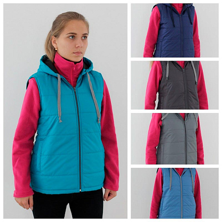 Жилет женский на синтепоне подкладка флис в Иркутске - купить в интернет магазине Икс Мастер