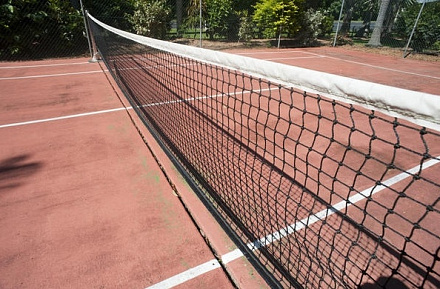 Сетка для большого тенниса 1,07х12,80м, нить 2,2 мм., яч 40мм, сталь. трос в Иркутске - купить в интернет магазине Икс Мастер