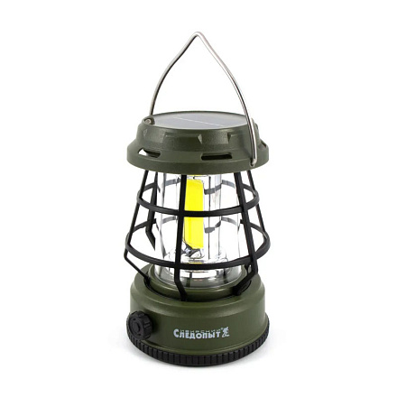 Фонарь кемпинговый СИБИРСКИЙ СЛЕДОПЫТ Неон, 4L, солн. бат., аккум. 220В, 3xAA, USB в Иркутске - купить в интернет магазине Икс Мастер
