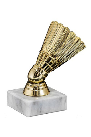 Фигура Бадминтон зол. 10см. с постам в Иркутске - купить в интернет магазине Икс Мастер