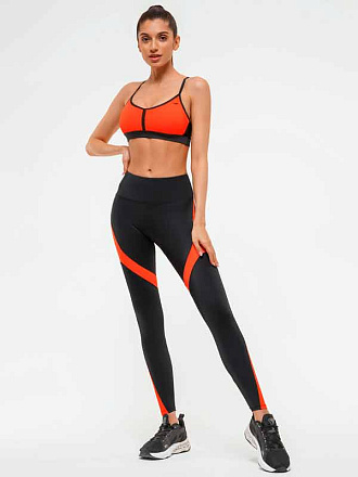 Леггинсы EAZYWAY 1W04.099.1 W Back/Orange в Иркутске - купить в интернет магазине Икс Мастер
