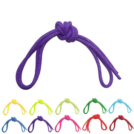 Скакалка гимн BODY FORM BF-SK03, 2,5м, 150 гр с люрексом в Иркутске - купить в интернет магазине Икс Мастер