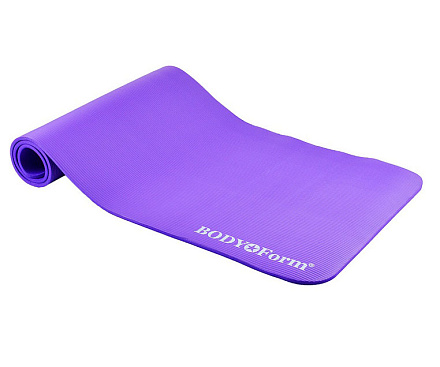 Коврик гимнастический BODY FORM BF-YM04 183*61*1,0 см. фиолетовый в Иркутске - купить в интернет магазине Икс Мастер