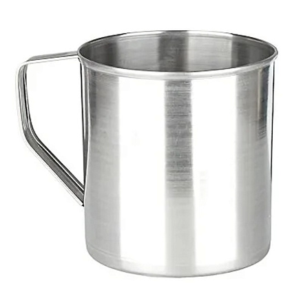 Кружка 555 нерж. 10 см 0,6л в Иркутске - купить в интернет магазине Икс Мастер