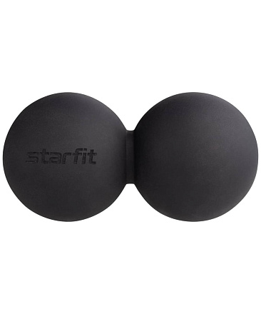 Мяч для МФР двойной STARFIT RB-106 6 см силикагель, черный в Иркутске - купить в интернет магазине Икс Мастер