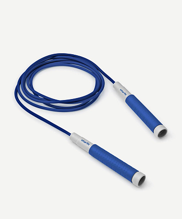 Скакалка STARFIT RP-401 с силиконовыми ручками, синий 3 м в Иркутске - купить в интернет магазине Икс Мастер