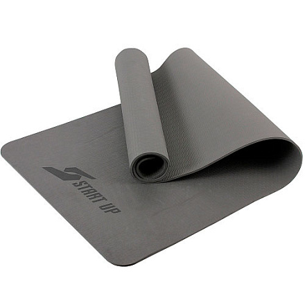 Коврик для фитнеса и йоги Start Up TPE ZH-02 р183х61х0,6см Black в Иркутске - купить в интернет магазине Икс Мастер