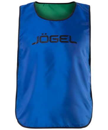 Манишка двухсторонняя взрослая Jogel Reversible Bib, синий/зеленый - купить в интернет магазине Икс Мастер 