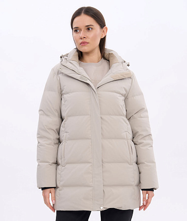 Пуховик STROBBS T3406-4 W Beige в Иркутске - купить в интернет магазине Икс Мастер