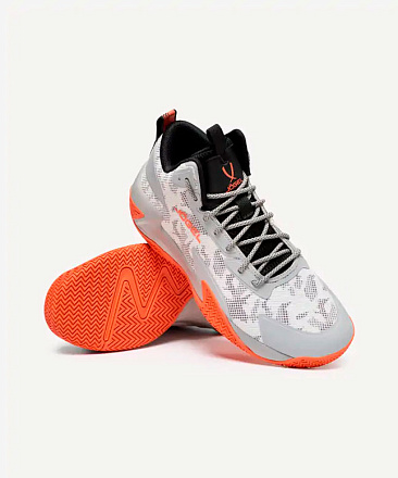 Кроссовки баскетбольные Jogel Playmaker Grey/Orange в Иркутске - купить в интернет магазине Икс Мастер