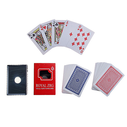 Карты игральные пластиковые Royal Classic, 54 шт., 25 мкм, 8,8×6,3 см