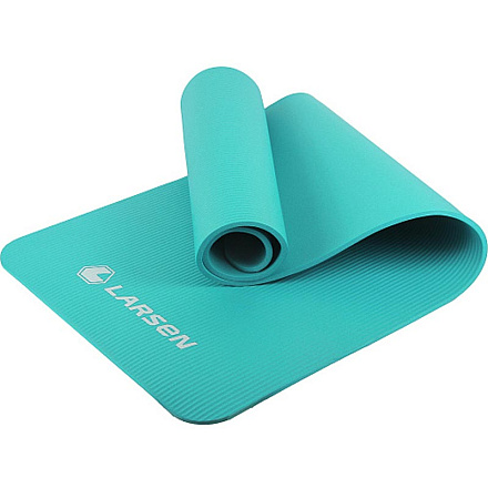 Коврик для фитнеса и йоги Larsen NBR ECE 069 183x61x1,0 см, бирюзовый в Иркутске - купить в интернет магазине Икс Мастер