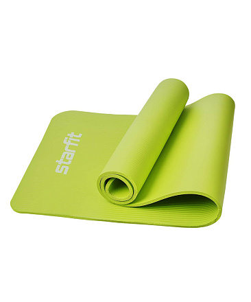 Коврик для йоги STARFIT FM-301 NBR 183x61x1,0 см, лайм в Иркутске - купить в интернет магазине Икс Мастер