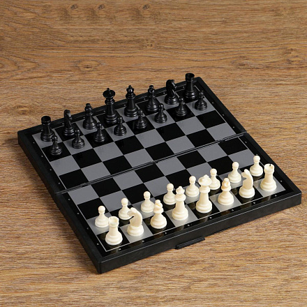 Игра 3в1 Зук: нарды, шахматы, шашки, магнитная доска 24.5х24.5 см  в Иркутске - купить в интернет магазине Икс Мастер