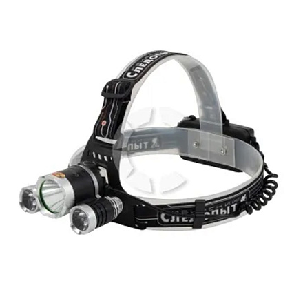 Фонарь налобный СИБИРСКИЙ СЛЕДОПЫТ Fisher 1LED WARM + 2 LED UV ,аккум.220В  в Иркутске - купить в интернет магазине Икс Мастер