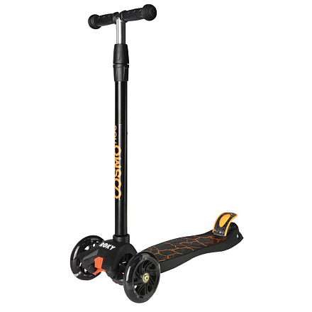 Самокат трехколесный COSMORIDE ROXY, черный лава в Иркутске - купить в интернет магазине Икс Мастер