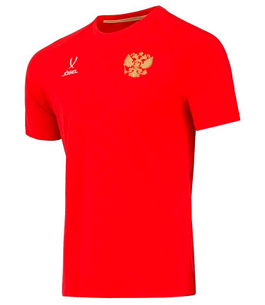 Футболка Jogel NATIONAL Cotton Tee, красный в Иркутске - купить в интернет магазине Икс Мастер