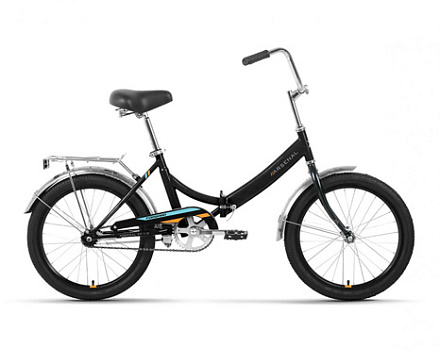 Велосипед FORWARD ARSENAL 14" 20 1.0, черный/оранж в Иркутске - купить в интернет магазине Икс Мастер