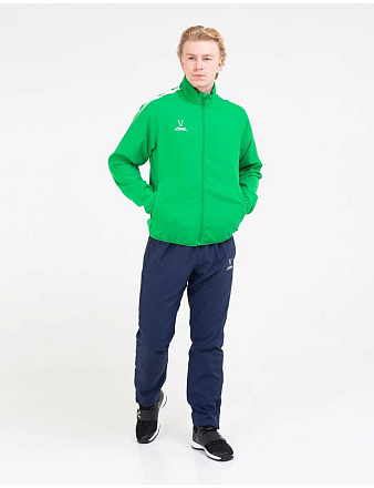 Куртка спортивная Jogel CAMP Lined Suit, зеленая в Иркутске - купить в интернет магазине Икс Мастер