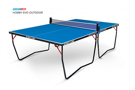 Стол теннисный START LINE HOBBY EVO OUTDOOR 4 Blue - купить в интернет магазине Икс Мастер 