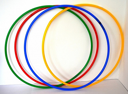 Обруч гимнастический, пластик Sport d18 80 см в Иркутске - купить в интернет магазине Икс Мастер