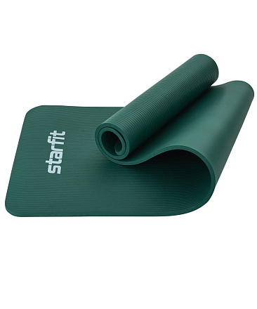Коврик для йоги STARFIT FM-301 NBR 183x61x1,2 см, изумрудный в Иркутске - купить в интернет магазине Икс Мастер