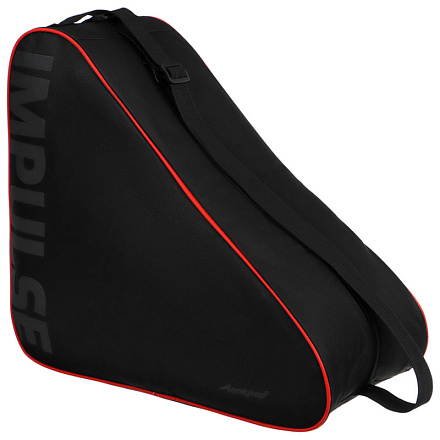 Сумка для коньков и роликов ONLYTOP Impulse, красная, 42х38х20 см  в Иркутске - купить в интернет магазине Икс Мастер