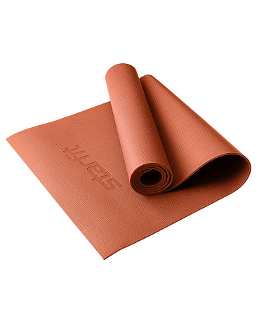 Коврик для йоги STARFIT FM-103 PVC HD 183x61x0,4 см, индийский каштан в Иркутске - купить в интернет магазине Икс Мастер