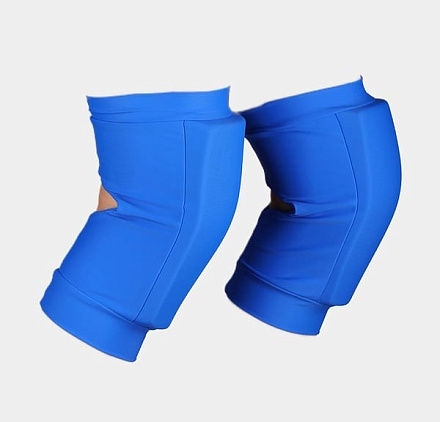 Наколенники для гимнастики и танцев INDIGO NORA, удлинен. усиленный, синий в Иркутске - купить в интернет магазине Икс Мастер