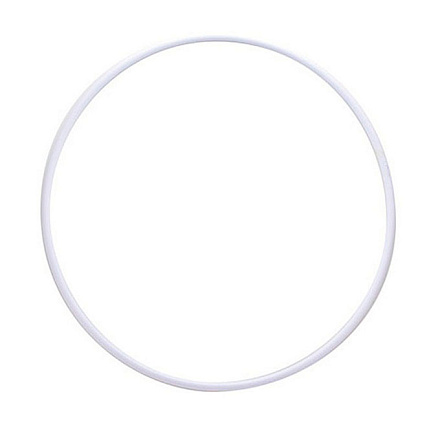 Обруч для х/гимн. d 600мм, под обмотку, белый в Иркутске - купить в интернет магазине Икс Мастер