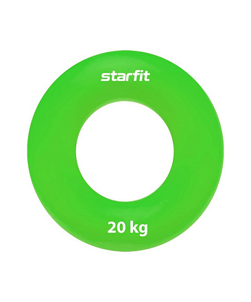 Эспандер кистевой STARFIT ES-404 Кольцо, 20 кг, диаметр 8,8 см, зеленый в Иркутске - купить в интернет магазине Икс Мастер