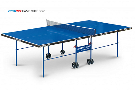 Стол теннисный START LINE GAME OUTDOOR с сеткой BLUE - купить в интернет магазине Икс Мастер 