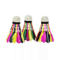 Воланы для бадминтона CLIFF 515 (420) перьевые цветные (12шт) в Иркутске - купить в интернет магазине Икс Мастер
