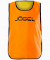 Манишка двухсторонняя взрослая Jogel Reversible Bib, оранжевый/лаймовый в Иркутске - купить с доставкой в магазине Икс-Мастер