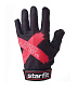 Перчатки для фитнеса STARFIT WG-104 с пальцами, черный/красный в Иркутске - купить в интернет магазине Икс Мастер