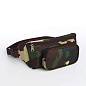 Поясная сумка на молнии, наружный карман, цвет хаки/камуфляж в Иркутске - купить в интернет магазине Икс Мастер